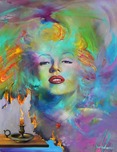 Jim Warren Fine Art Jim Warren Fine Art Marilyn Monroe - A Painted lady